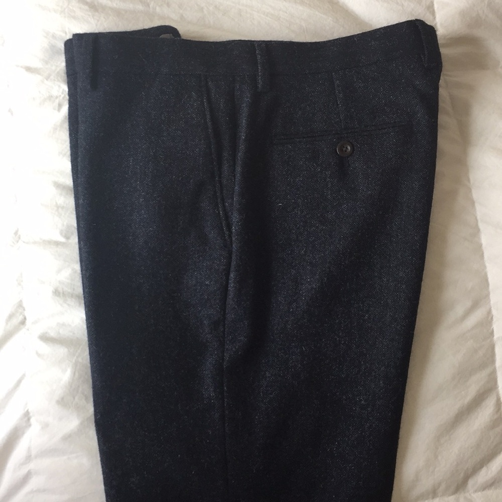 J. Crew Bowery wool -cotton slim pant